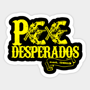 OFFICIAL PEE DESPERADOS SHIRT Sticker